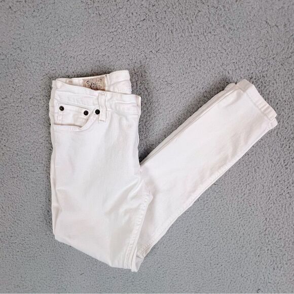 POLO RALPH LAUREN girls SKINNY JEANS WHITE SIZE 16 - Picture 10 of 10